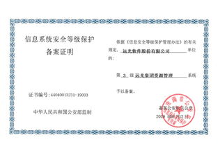 远光软件产品率先通过网络安全等级保护2.0备案 共建网络信息安全新生态